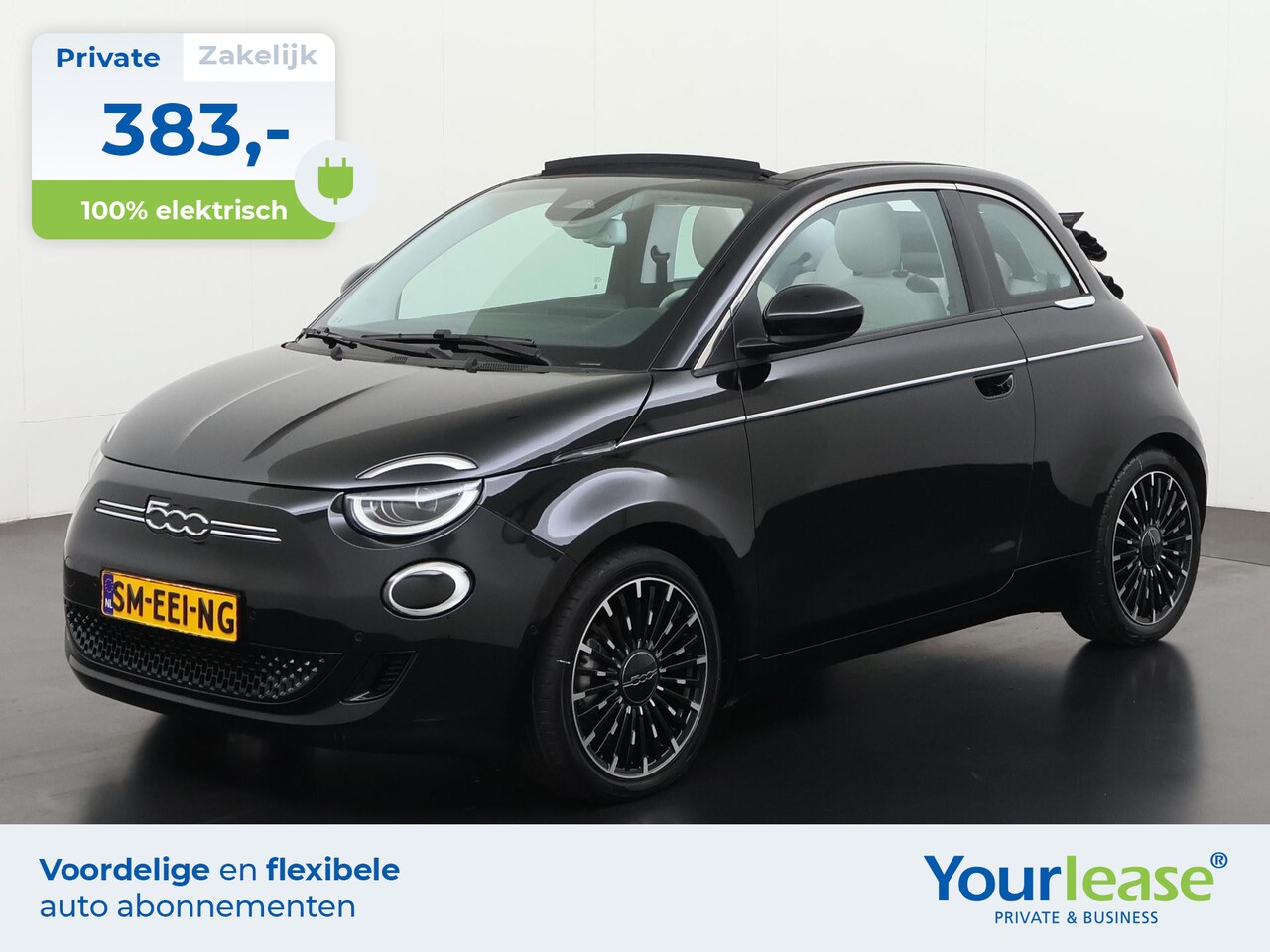 Fiat 500 C - La Prima 42 kWh | All-in 383,- Private Lease | Direct uit voorraad - AutoWereld.nl