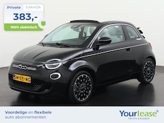Fiat 500 C - La Prima 42 kWh | All-in 383, - Private Lease | Direct uit voorraad