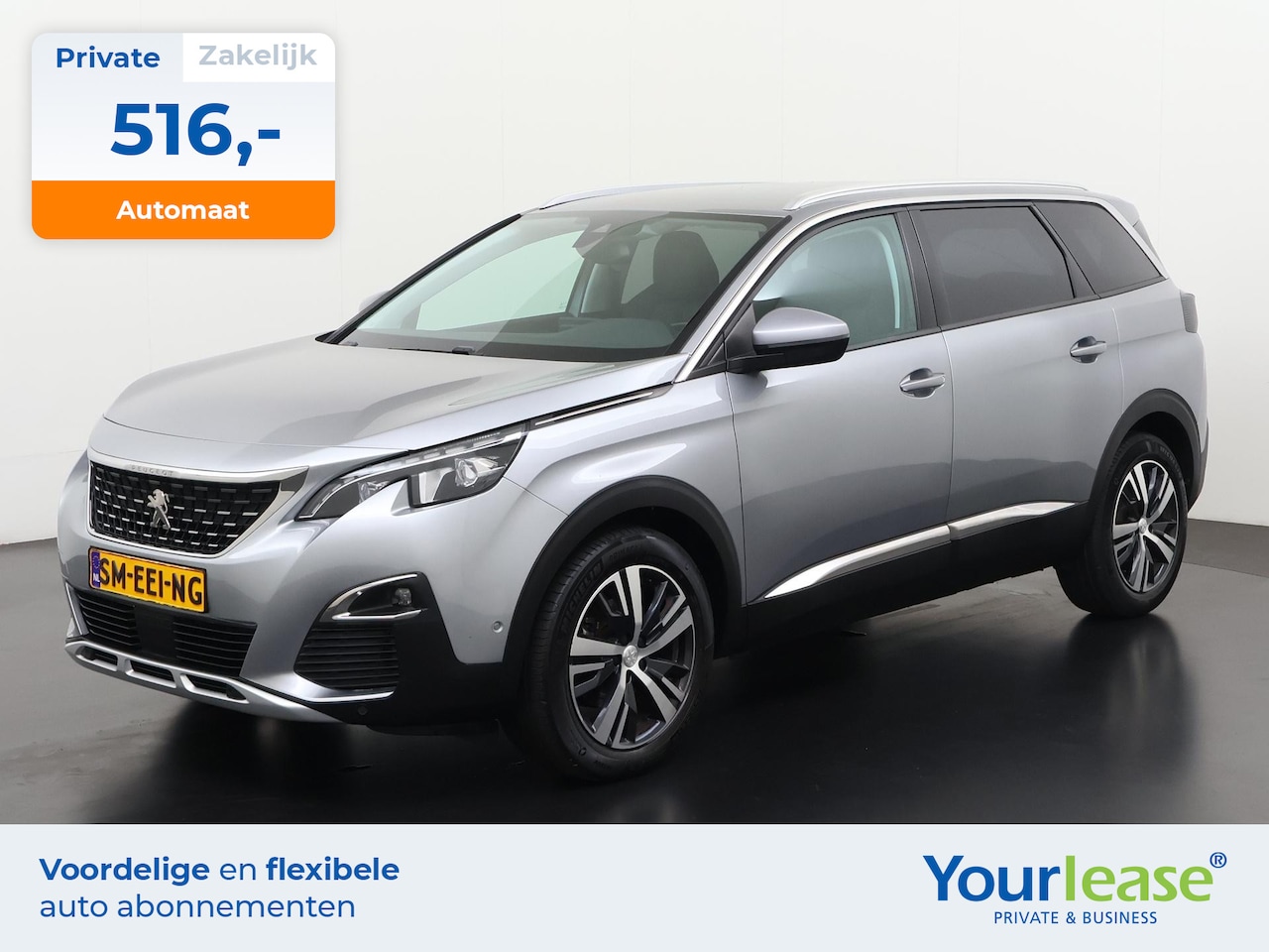 Peugeot 5008 - 1.2 PureTech Allure 7p. | All-in 516,- Private Lease | Direct uit voorraad - AutoWereld.nl