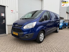Ford Transit Custom - 290 2.2 TDCI L2H1|AIRCO|LMV|CRUISE|2X DEUR|PDC|TREKHAAK|DEALER|NAP|DAKDRAGERS ORIGINEEL|BT