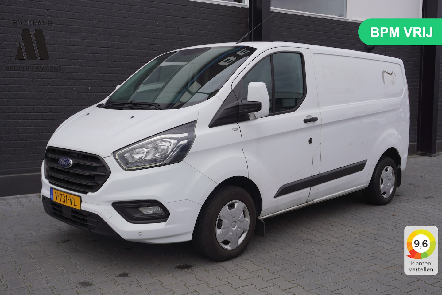 Ford Transit Custom - 2.0 TDCI EURO 6 - Airco - Cruise - Trekhaak - € 12.950,- Excl. - AutoWereld.nl