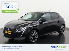 Peugeot e-208 - EV GT 350 50 kWh 3 fase | All-in 366, - Private Lease | Direct uit voorraad
