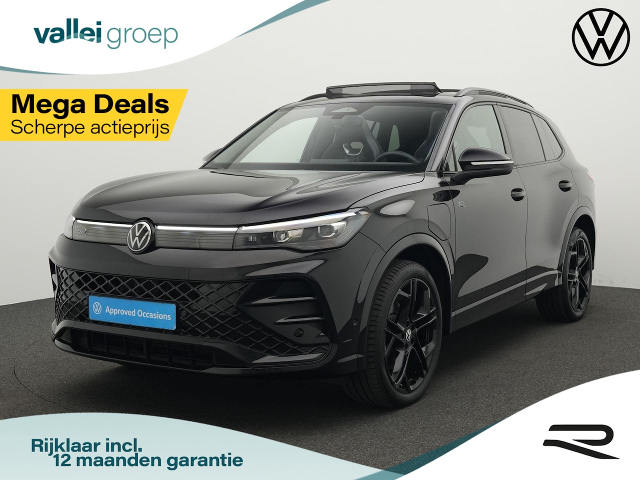 Volkswagen Tiguan - 1.5 eHybrid 272 pk PHEV R-Line Edition | Panoramadak | R Line | Navigatie | Side Assist | - AutoWereld.nl