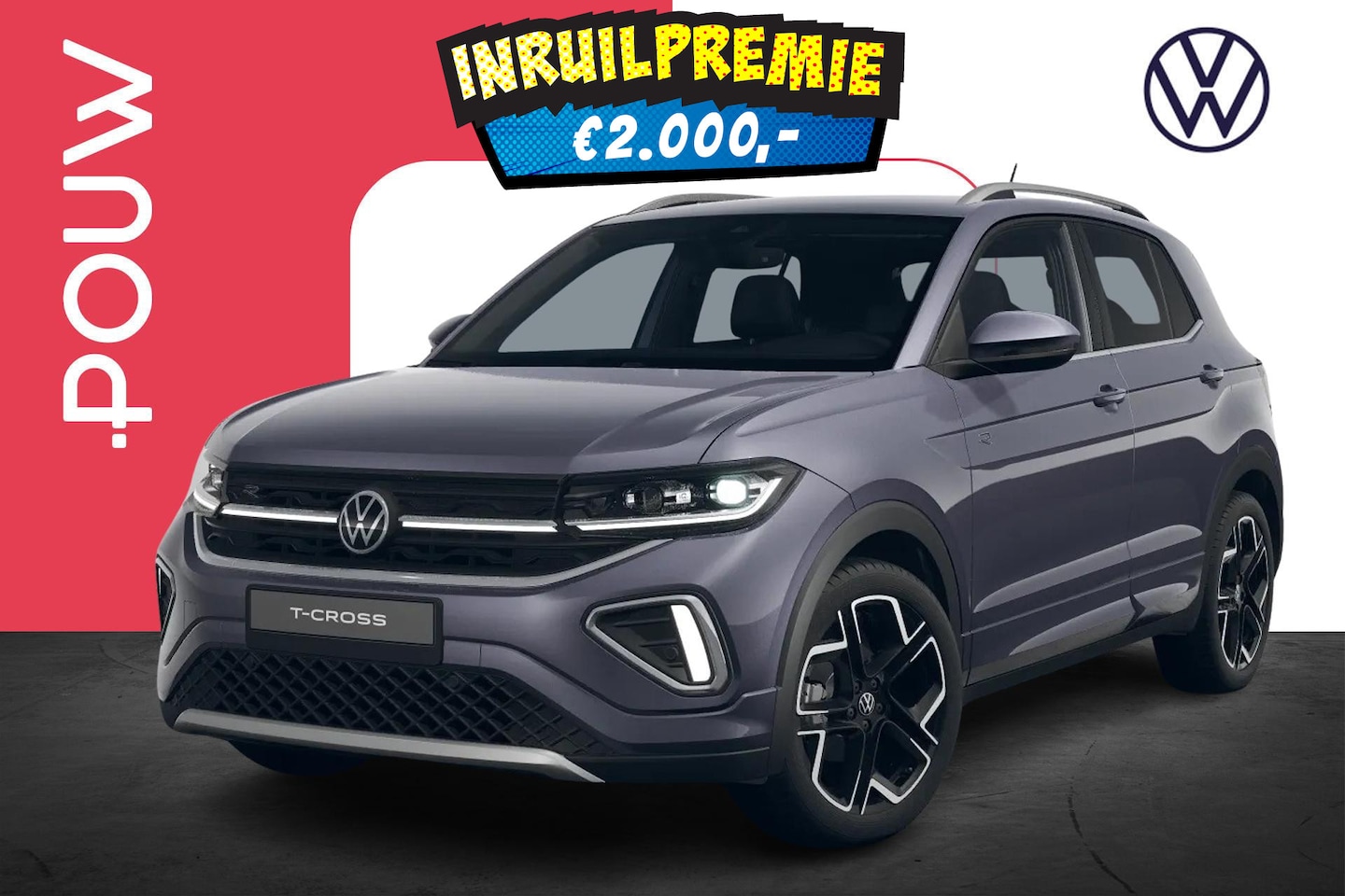 Volkswagen T-Cross - 1.0 TSI 115pk DSG R-Line Edition | Trekhaak - AutoWereld.nl