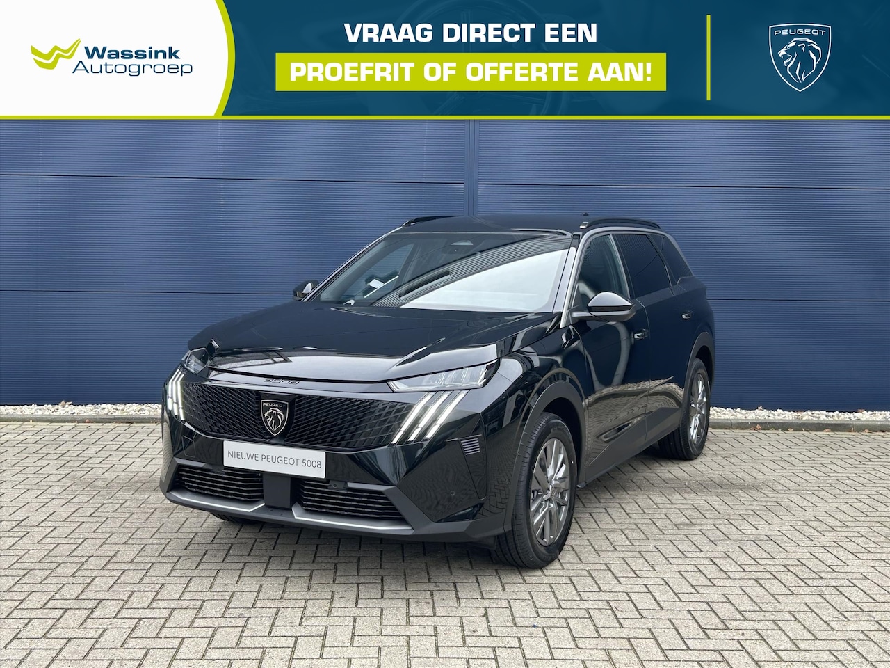 Peugeot 5008 - 1.2 Hybrid 136pk e-DCS6 Allure| 360 camera| apple carplay| wide screen - AutoWereld.nl
