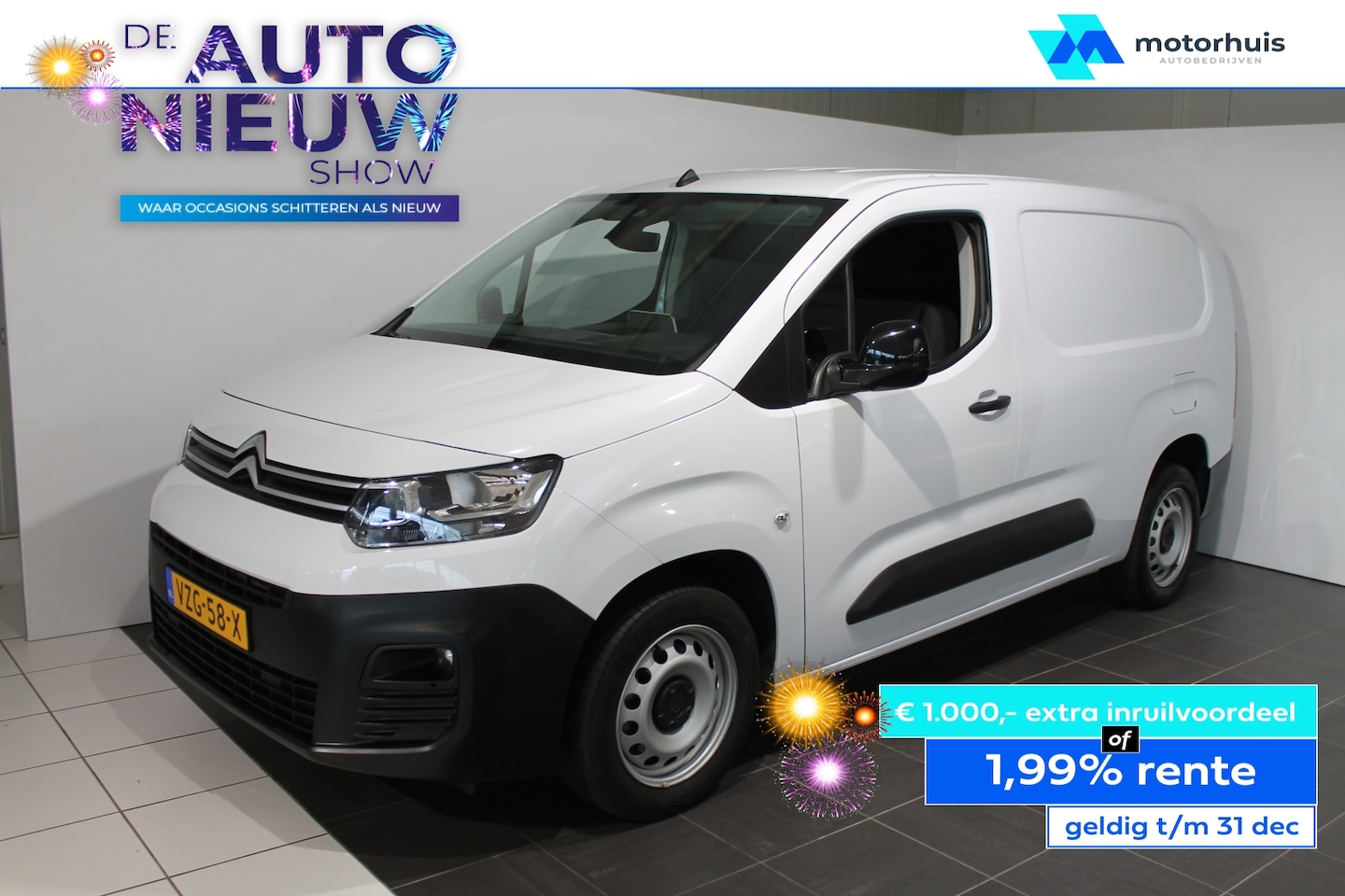 Citroën Berlingo - Van GB 1.5 BlueHDi 100pk S&S L2 verhoogd laadvermogen - AutoWereld.nl