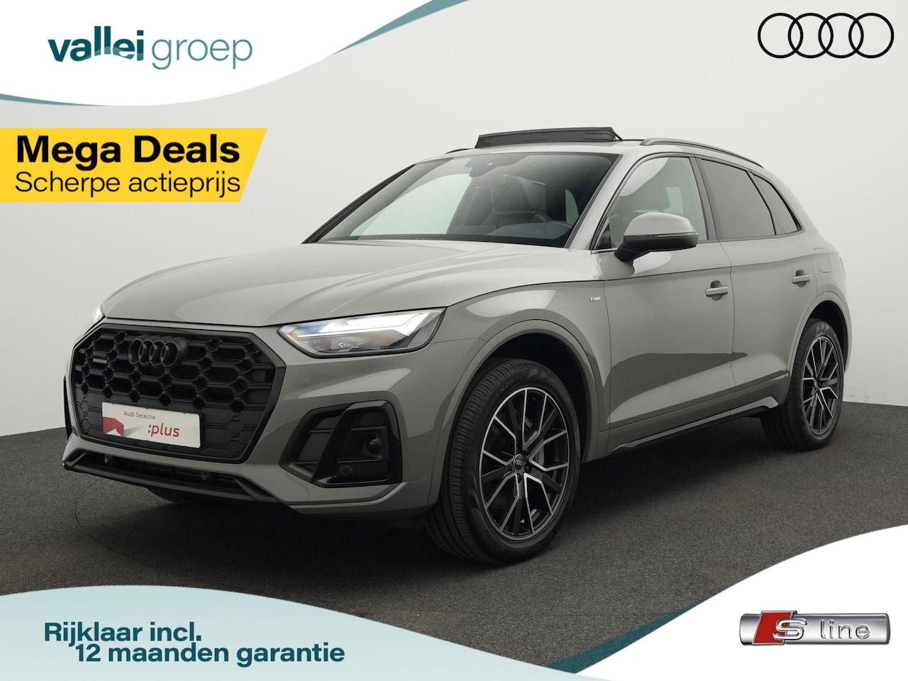 Audi Q5 - 55 TFSI e 367 pk S-tronic S edition Competition / S-Line | Panoramadak | Trekhaak | Achter - AutoWereld.nl