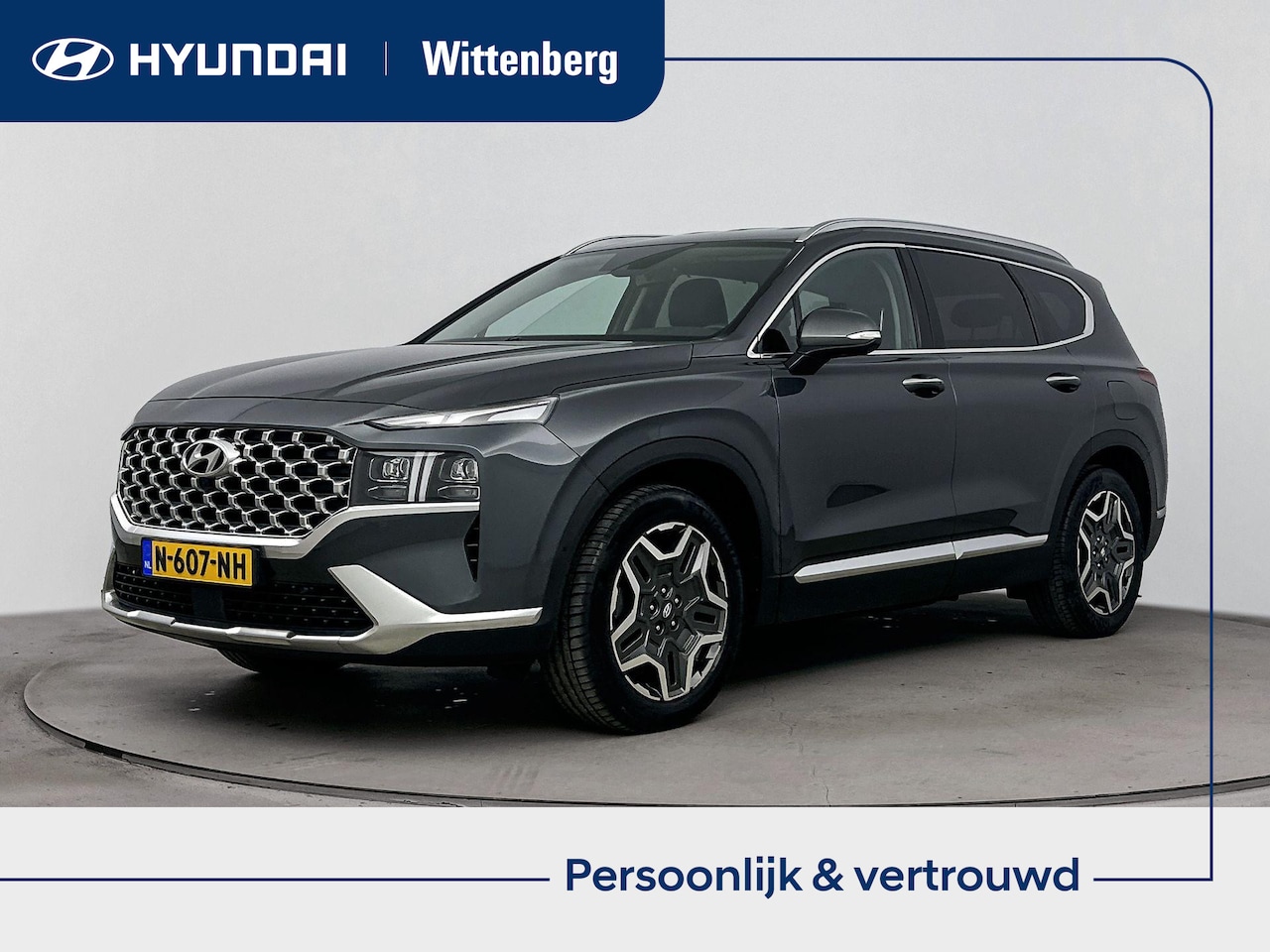 Hyundai Santa Fe - 1.6 T-GDI HEV Premium | Leer | Stoelventilatie | Trekhaak | Memory | Stoel + stuurverwarmi - AutoWereld.nl