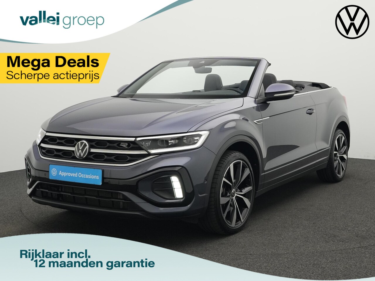 Volkswagen T-Roc Cabrio - 1.5 TSI 150 pk DSG R-Line | Achteruitrijcamera | Stoelverwarming | Carplay | 19 inch - AutoWereld.nl