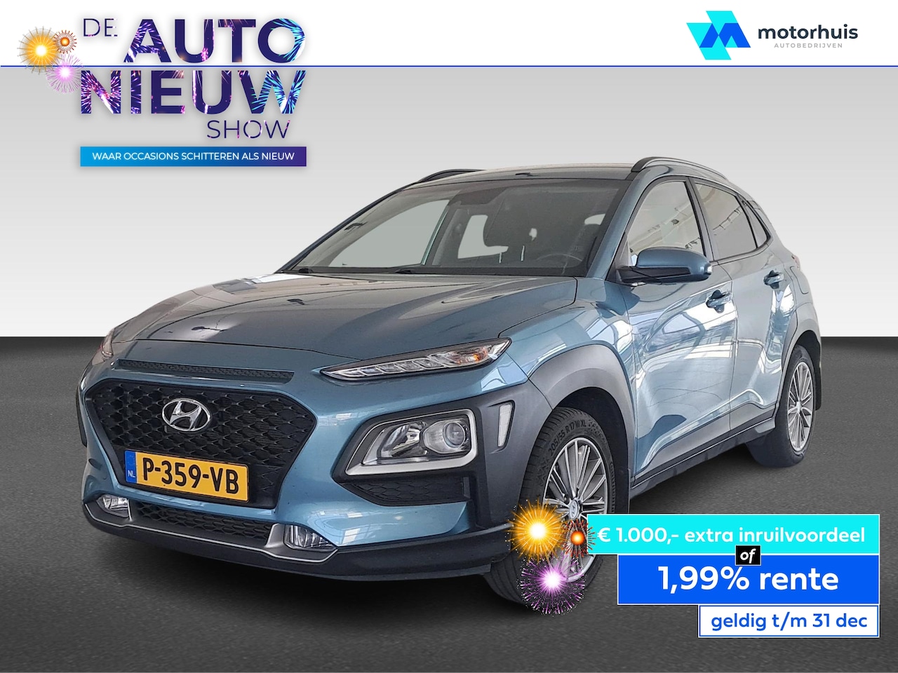 Hyundai Kona - 1.0 T-GDI 120pk 2WD Premium - AutoWereld.nl