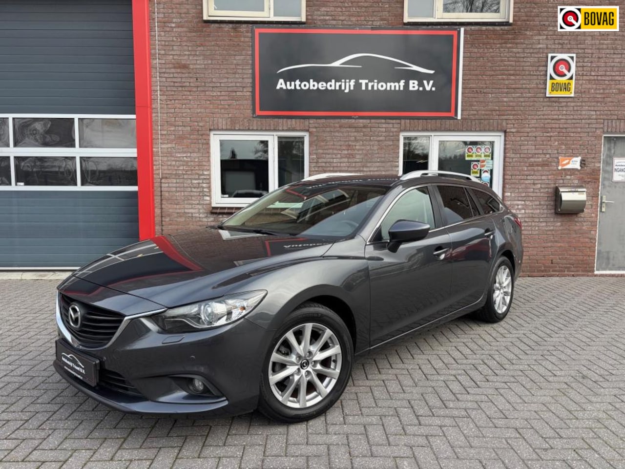Mazda 6 Sportbreak - 2.0 AUTOMAAT - 1e EIGENAAR- NAVIGATIE - CRUISECONTROL - PARKEERSENSOREN- STOELVERWARMING.. - AutoWereld.nl