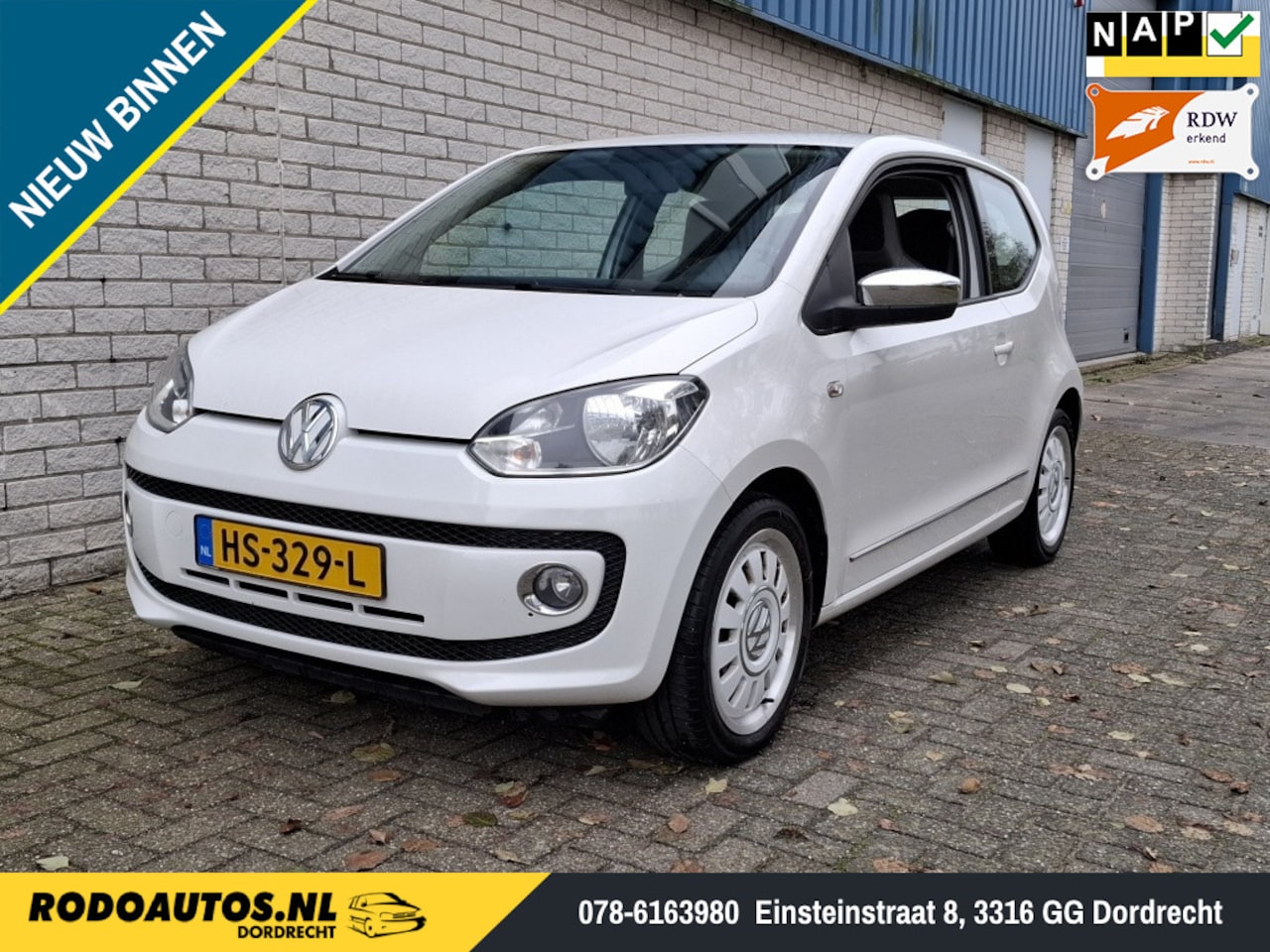 Volkswagen Up! - 1.0 high up! Airco Volledig Onderhouden! - AutoWereld.nl