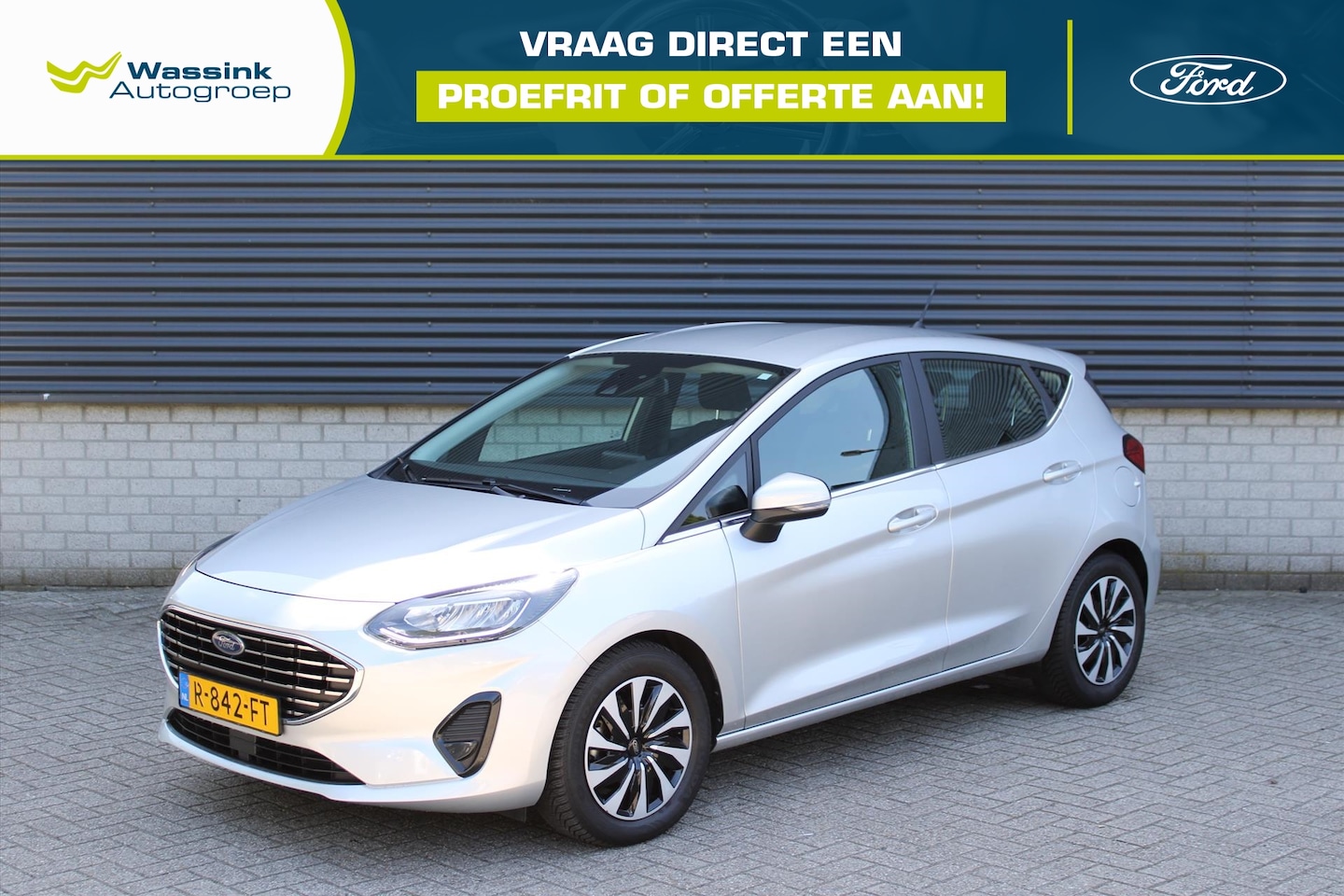 Ford Fiesta - I Titanium Hybrid 125pk I Automaat I Adaptive Cruise Control I Parkeersensoren I Navi by A - AutoWereld.nl