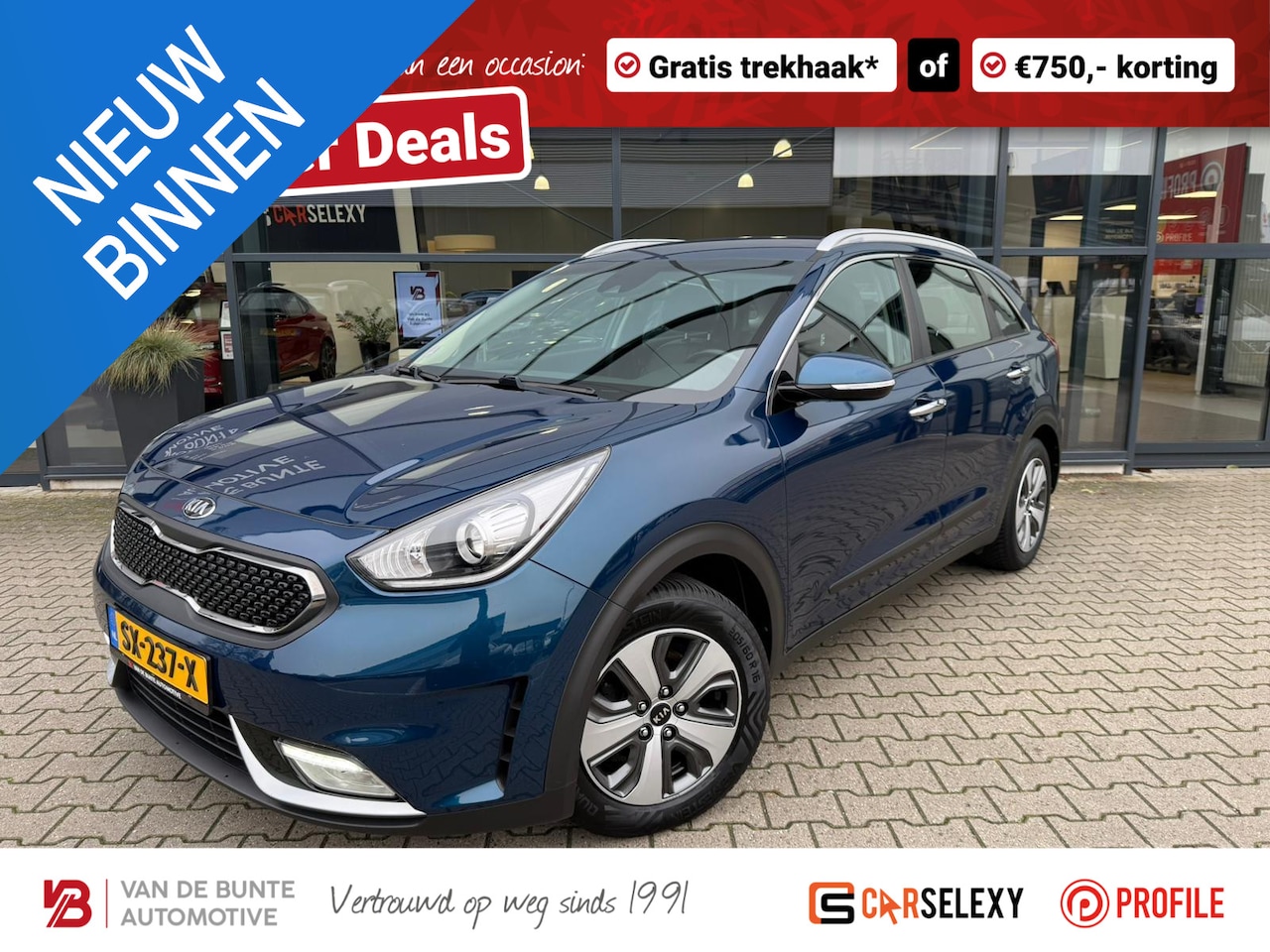 Kia Niro - 1.6 GDi Hybrid DynamicLine *Trekhaak & Camera* - AutoWereld.nl