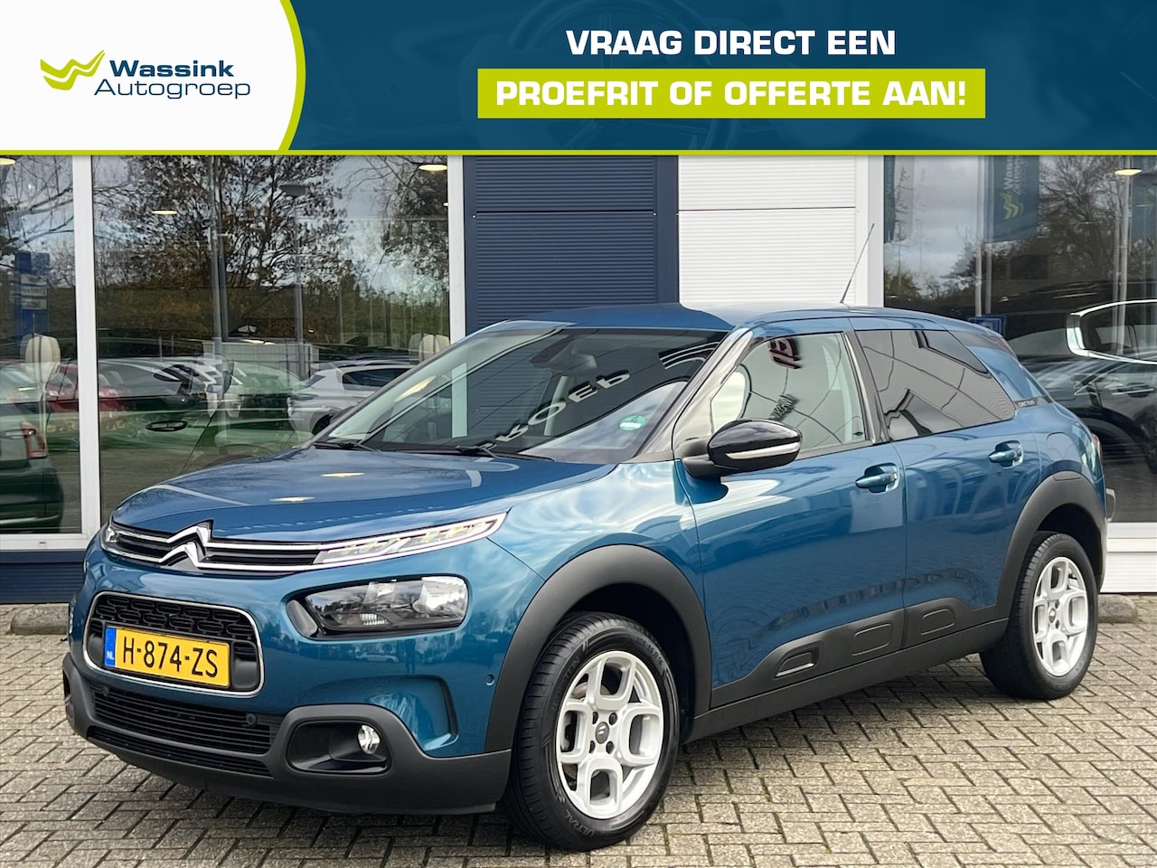 Citroën C4 Cactus - | 110pk Feel | Pack Relax | Climate control | Cruise control | Navigatie | Trekhaak | Park - AutoWereld.nl