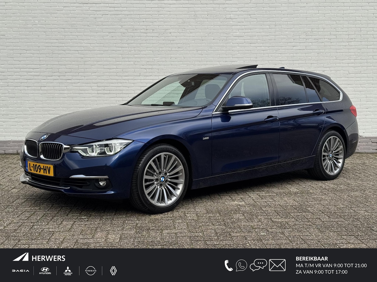 BMW 3-serie Touring - Edition M Sport Shadow High Executive / Pano / Trekhaak / Lederen Bekleding / Stoeverwarmi - AutoWereld.nl