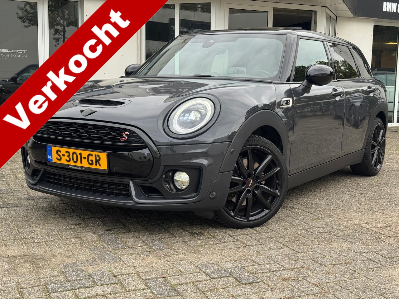 MINI Clubman - Mini 2.0 Cooper S Knightsbridge JCW, Electrische stoelen, Leder Head-Up, Harman/Kardon, Tr - AutoWereld.nl