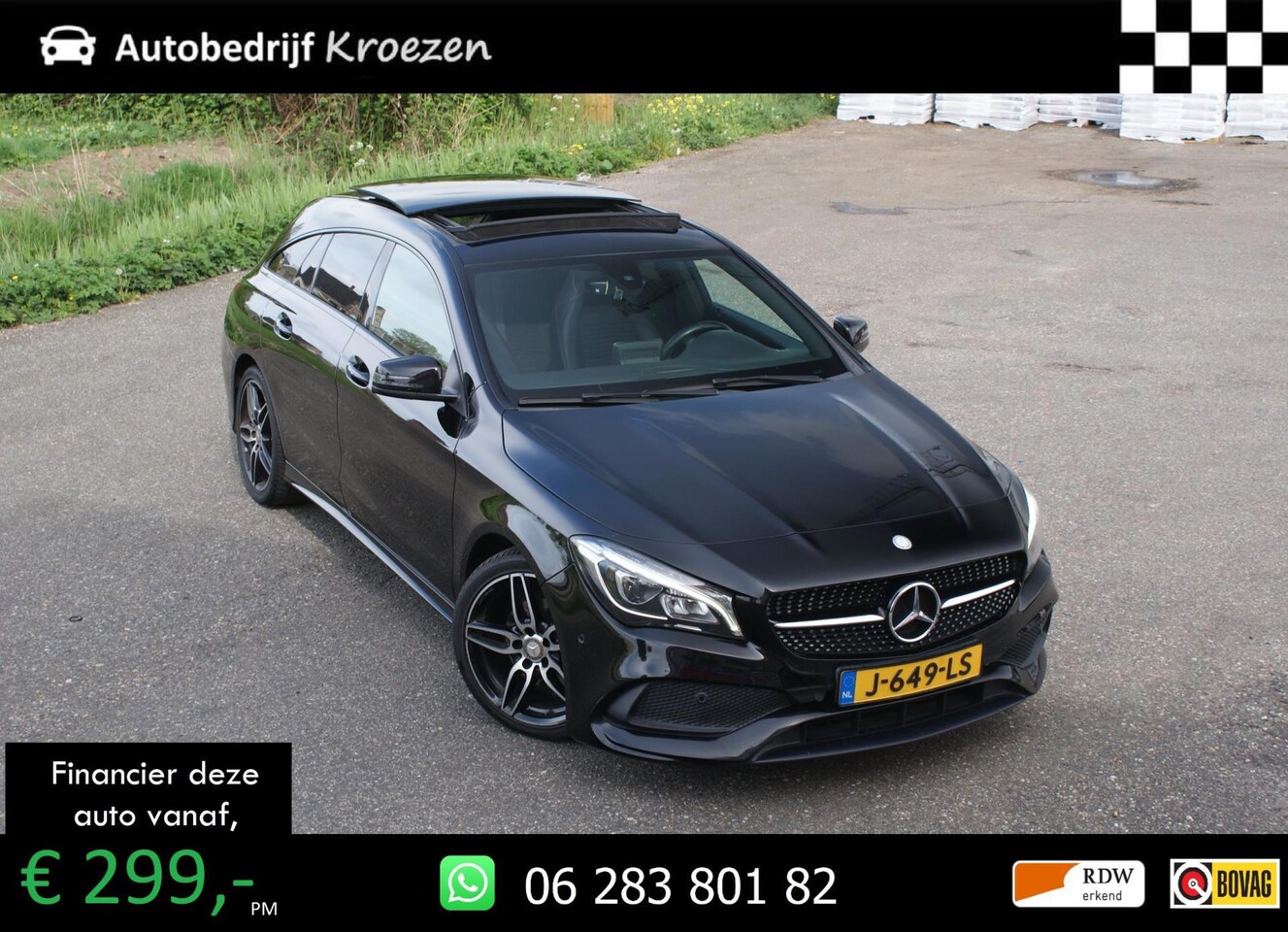 Mercedes-Benz CLA-klasse Shooting Brake - 180 ///AMG Pakket | Pano | Camera | Sfeer verlichting | - AutoWereld.nl