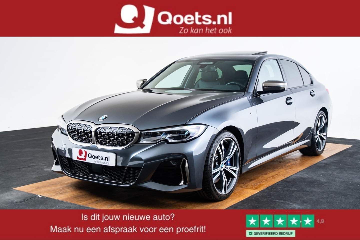 BMW 3-serie - M340i xDrive High Executive Panoramadak - Head up - Elektrisch verstelbare/verwarmde stoel - AutoWereld.nl