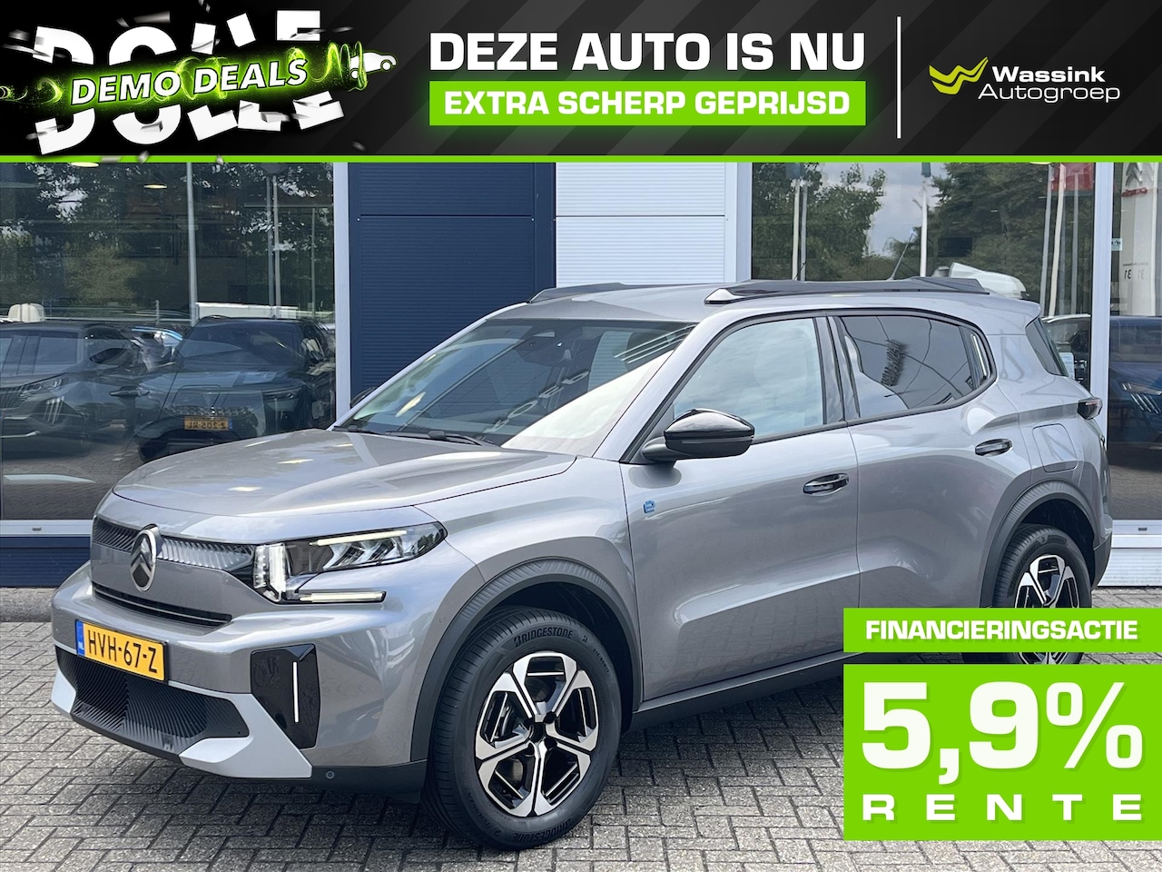 Citroën Ë-C3 Aircross - DEMO DEAL I EV 44kWh 113pk Max | Navigatie | Climate control | Cruise control | Parkeer ca - AutoWereld.nl