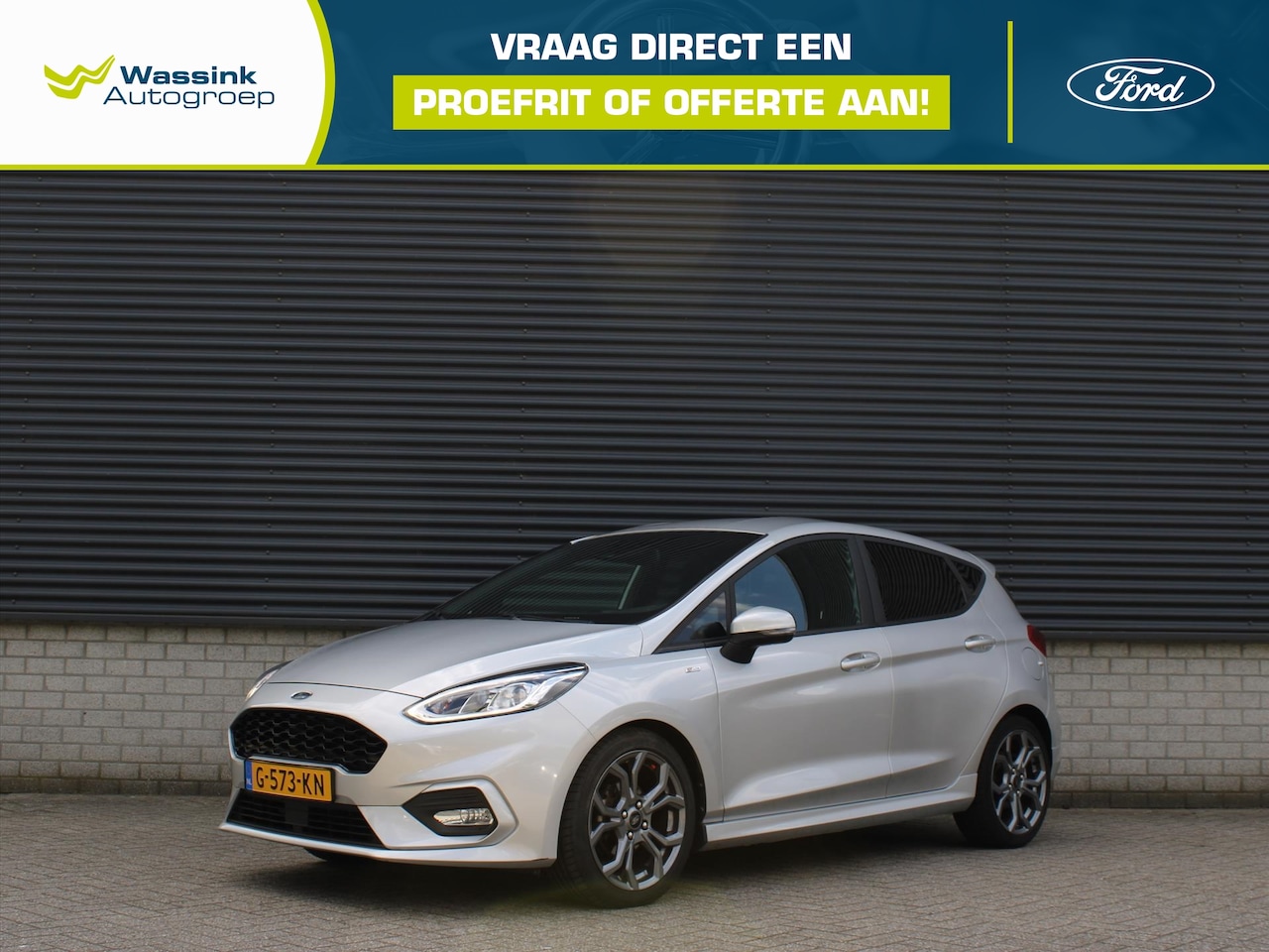 Ford Fiesta - I 5-deurs ST-Line 100pk I Cruise Control I Navigatie I Climate Control I Voorruitverwarmin - AutoWereld.nl