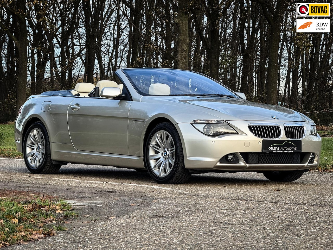 BMW 6-serie Cabrio - 650i High Executive Individual | BTW auto | Youngtimer | Full option | - AutoWereld.nl