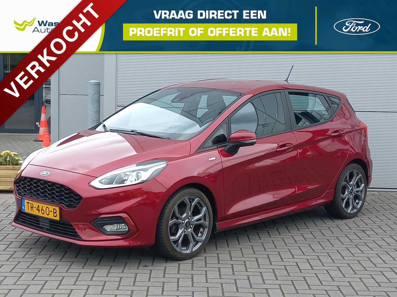 Ford Fiesta - I ST-Line 100pk I Navigatie I Parkeersensoren I Cruise Control I Voorruitverwarming - AutoWereld.nl