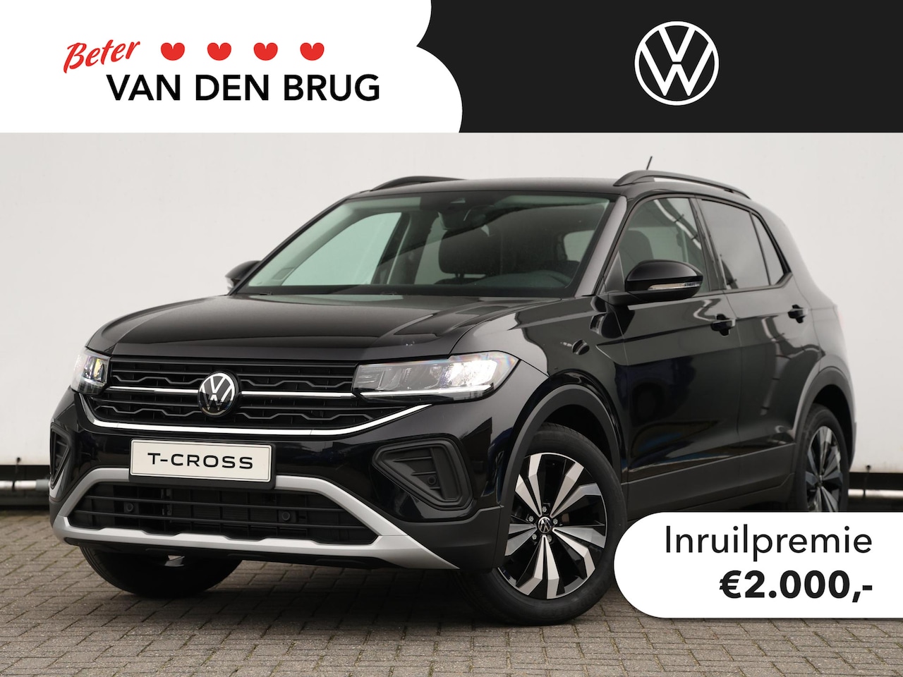 Volkswagen T-Cross - Life Edition 1.0 TSI 95 PK Camera | PDC | Climate Control | LED | 17" inch velgen | - AutoWereld.nl
