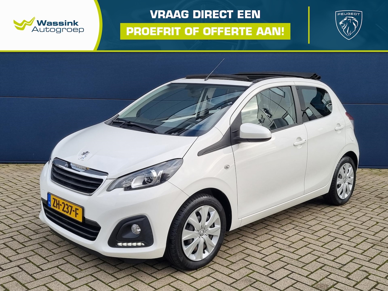 Peugeot 108 - 1.0 e-VTi 72pk TOP! Active | Airco | Bluetooth | Cabriodak | Stuurwielbediening - AutoWereld.nl