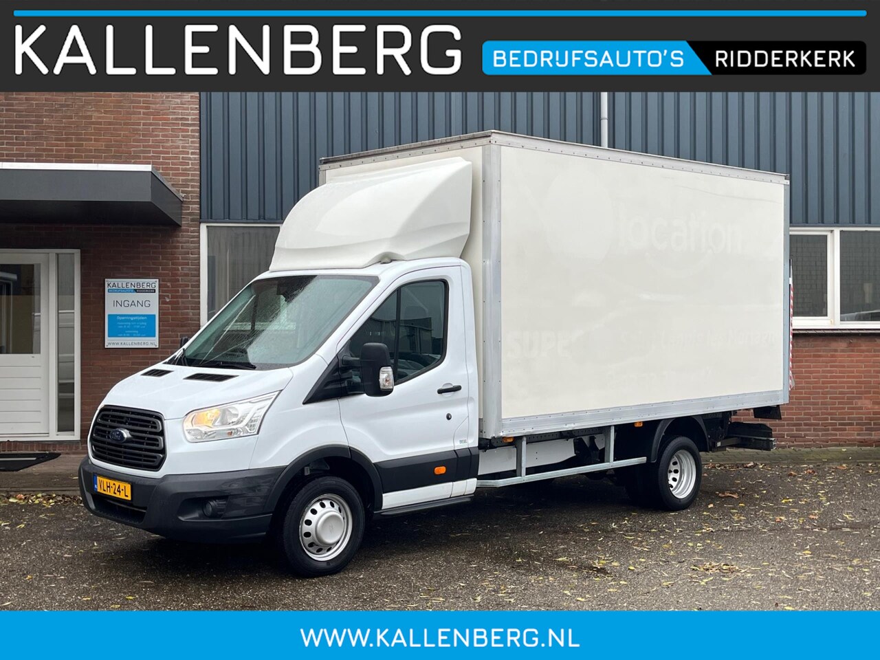 Ford Transit - 470 2.0 TDCI 170PK RWD Bakwagen / Laadklep Hollandia / dubbel lucht - AutoWereld.nl