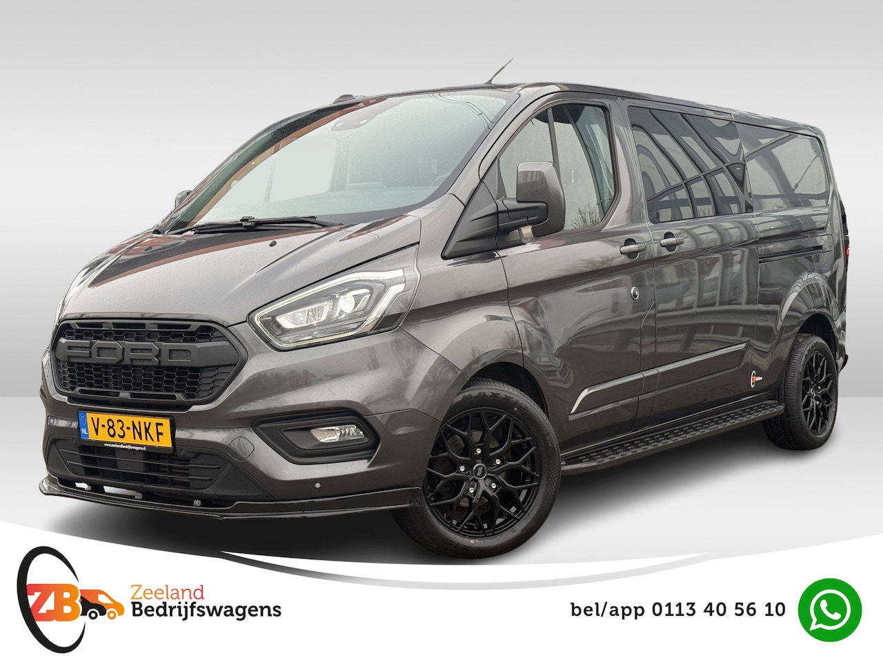 Ford Transit Custom - 320 2.0 TDCI L2H1 Raptor DC 6P | ZB Edition | 2X Schuifd. | Navi | Camera | Trekhaak - AutoWereld.nl