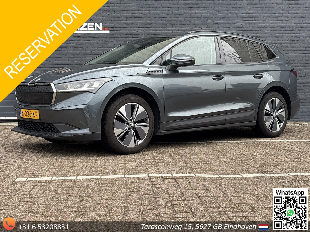 Skoda Enyaq iV - 60 | € 12.800,- NETTO! | Leder | Climate | Cruise | Navi | Camera | APK 11-2027 | - AutoWereld.nl