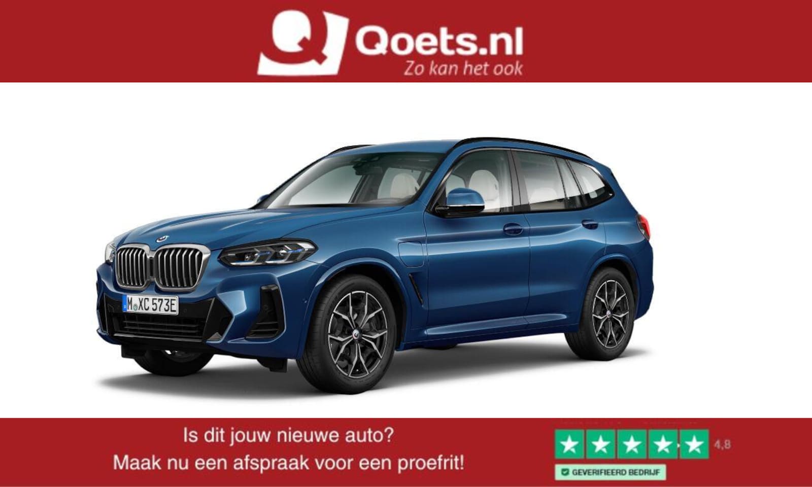 BMW X3 - xDrive30e High Executive M Sport - Trekhaak - Elektrisch verstelbare/verwarmde stoelen - A - AutoWereld.nl
