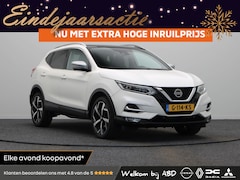 Nissan Qashqai - 1.3 DIG-T Tekna + | Trekhaak | All season | vol opties | Leder |