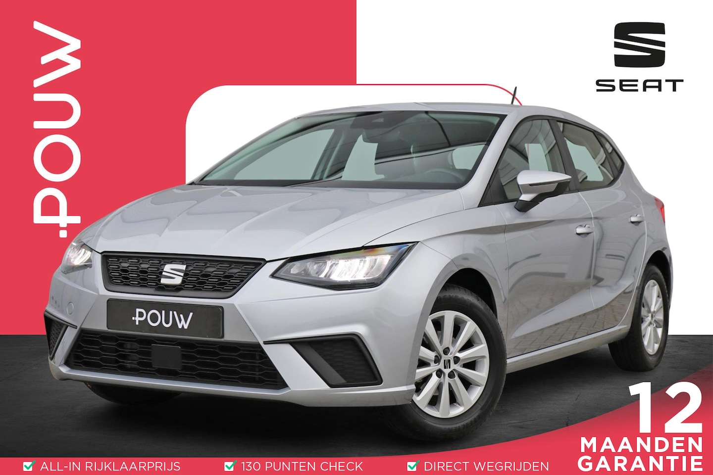 SEAT Ibiza - 1.0 TSI 95pk Style | Full Link | Clima | Parkeersensoren Achter - AutoWereld.nl