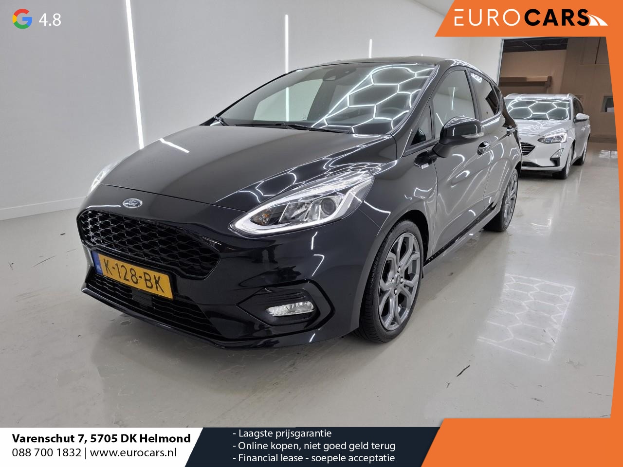 Ford Fiesta - 1.0 EcoBoost ST-Line Airco ECC Navi Carplay PDC Acter Full LED 17"ST Velgen Cruise Control - AutoWereld.nl