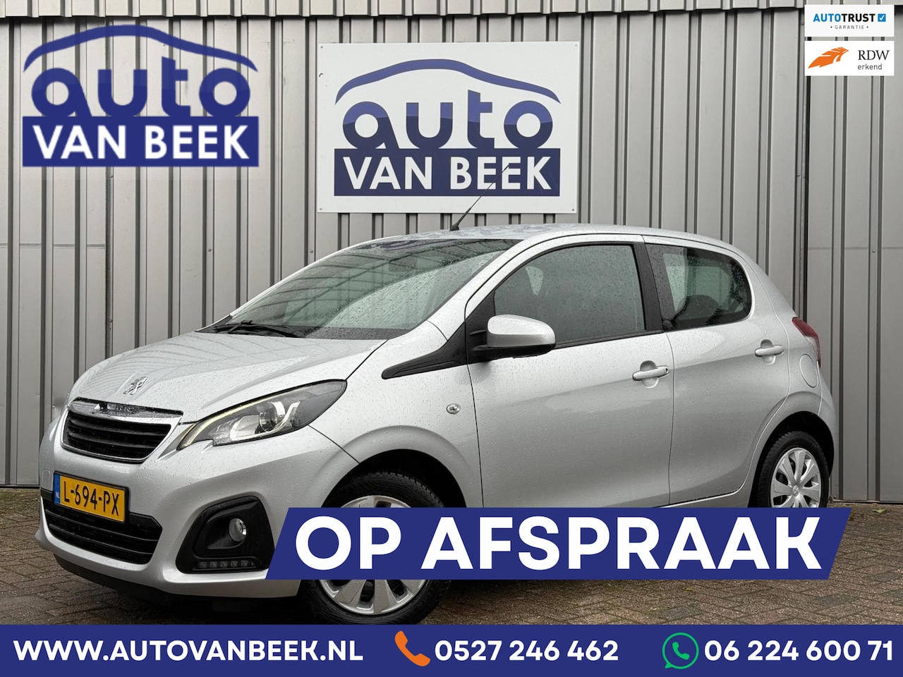 Peugeot 108 - 1.0 e-VTi Active|Airco|Bleutooth|BTW - AutoWereld.nl