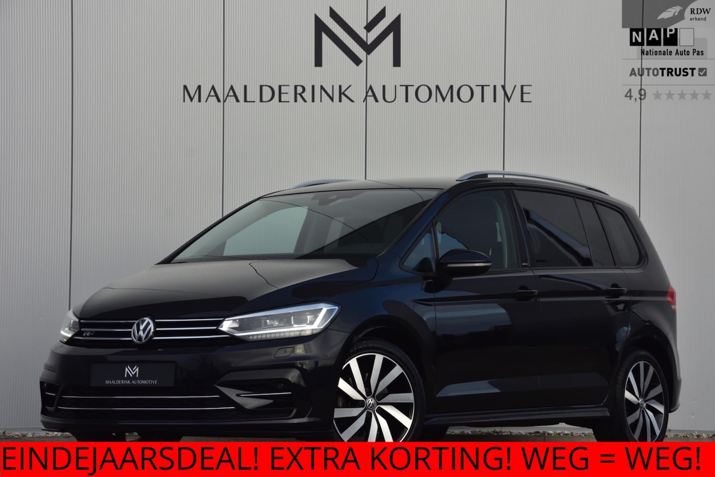 Volkswagen Touran - 1.5 TSI Automaat R-Line Led, Navi, Camera, Stoelverwarming - AutoWereld.nl