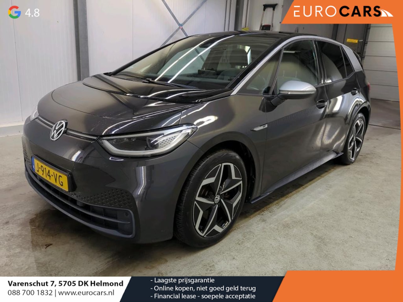 Volkswagen ID.3 - First Plus 58 kWh Airco ECC Navi Carplay PDC VA+ Camera Adaptive Cruise Control 19" LM Vel - AutoWereld.nl