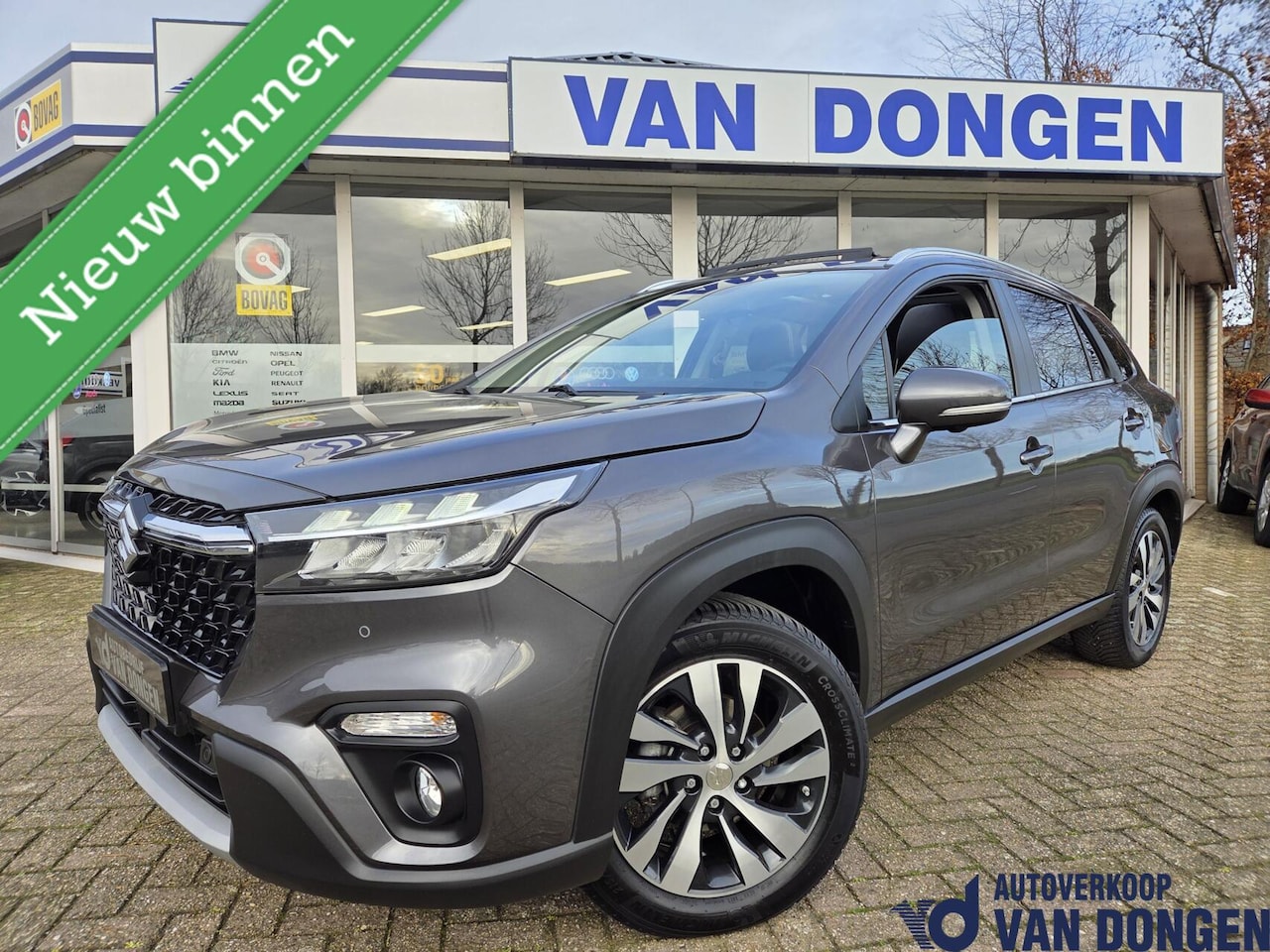 Suzuki S-Cross - 1.4 Boosterjet AllGrip Style Smart Hybrid | Trekhaak / Panorama | 1.500 KG Trekg. - AutoWereld.nl