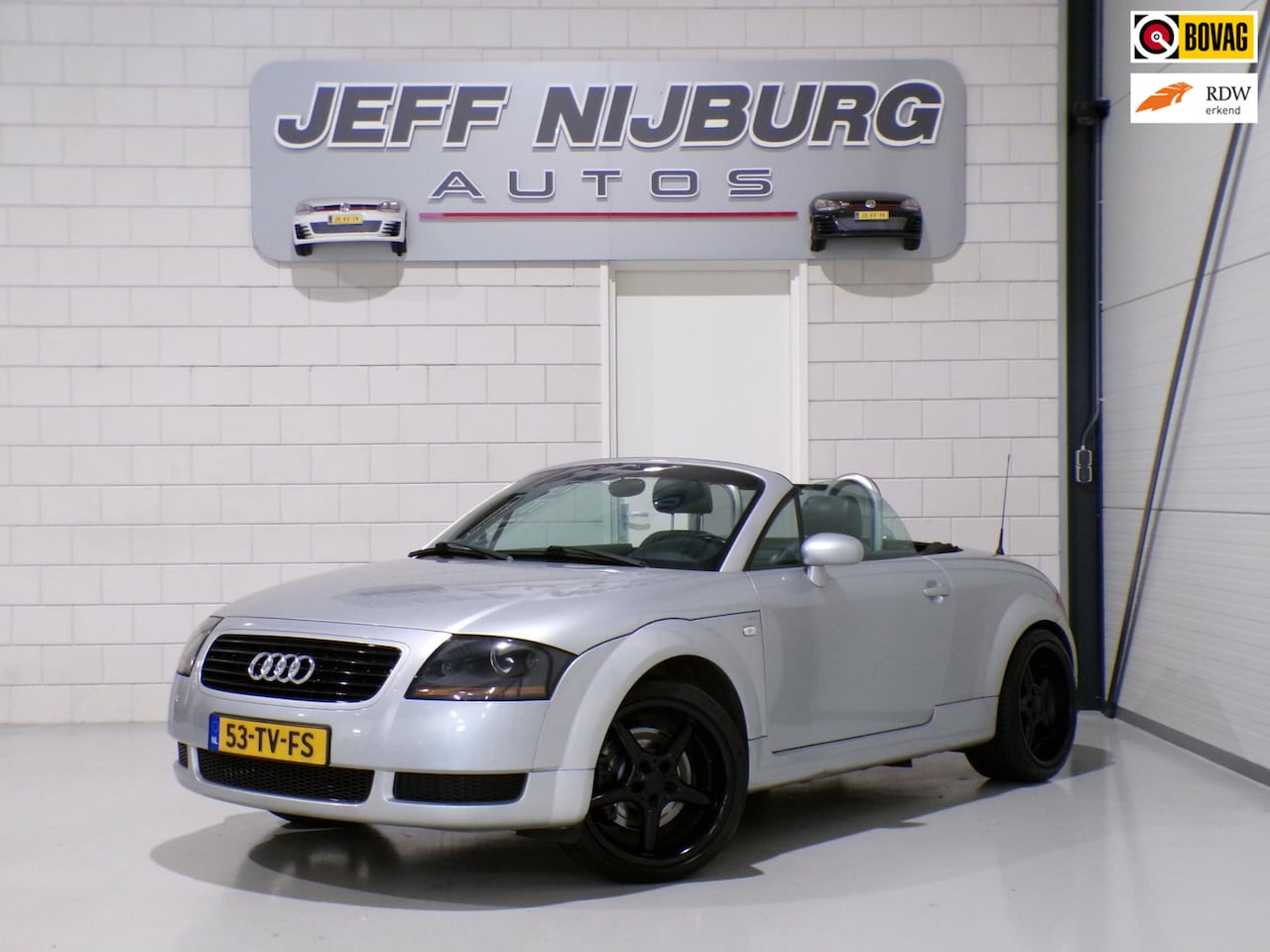 Audi TT Roadster - 1.8 5V Turbo 180PK Bluetooth Leer Stoelverwarming Garantie 18"Velgen, zeer nette & goed on - AutoWereld.nl