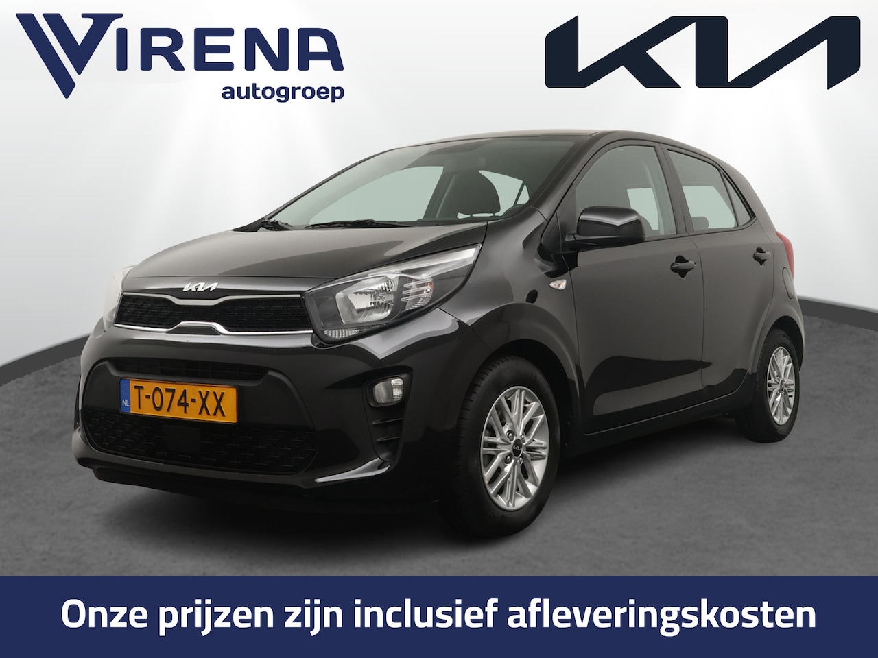 Kia Picanto - 1.0 DPi DynamicLine -  Airco - Achteruitrij camera - Apple Carplay/Android Auto - Cruise c - AutoWereld.nl