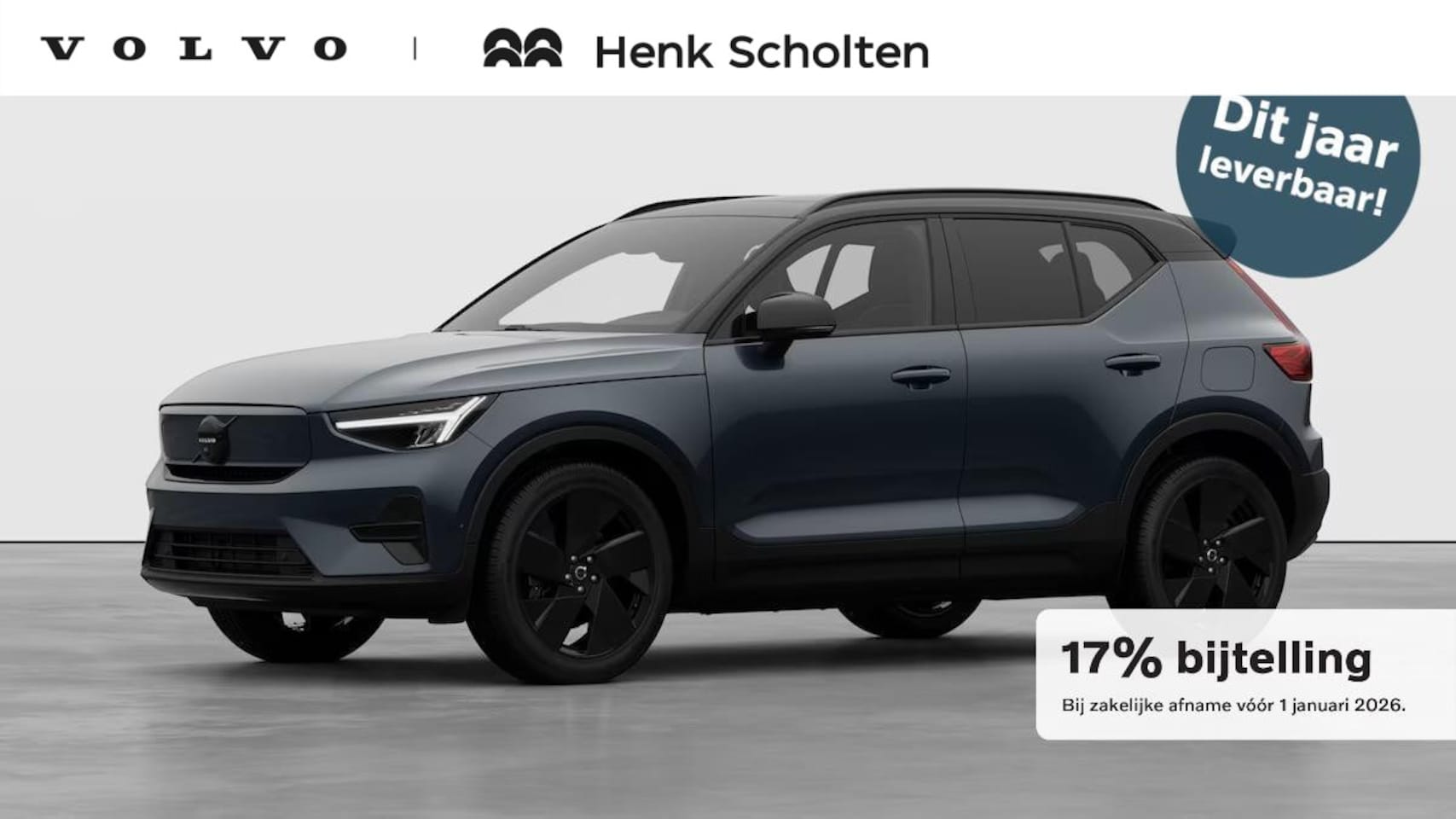 Volvo EX40 - Single Motor Extended Range Ultra Black Ed. 82 kWh | 20" Lichtmetalen Wielen | Elektrisch - AutoWereld.nl