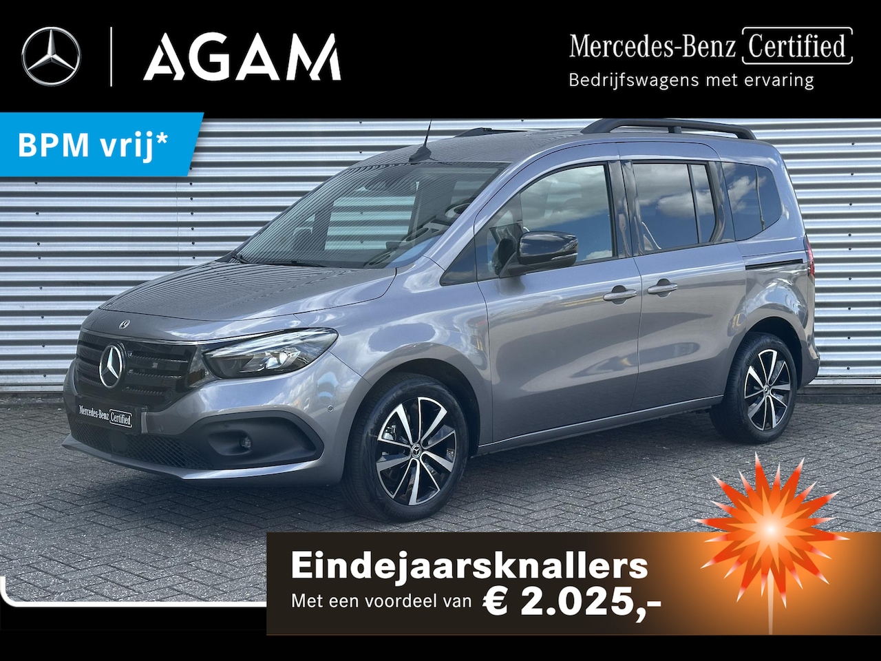 Mercedes-Benz EQT Tourer - EQT Tourer L1 200 Advanced Plus 289km Wltp - AutoWereld.nl
