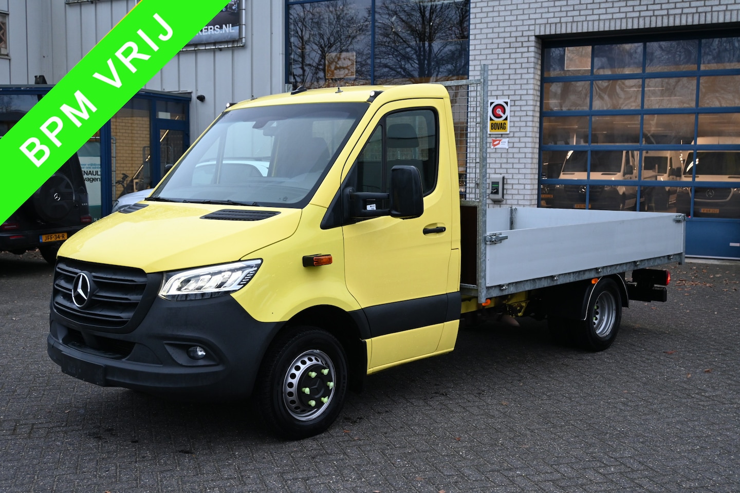 Mercedes-Benz Sprinter - 519 CDI 3.0 V6 L2 Open laadbak MARGE Luchtvering, LED, Standkachel - AutoWereld.nl