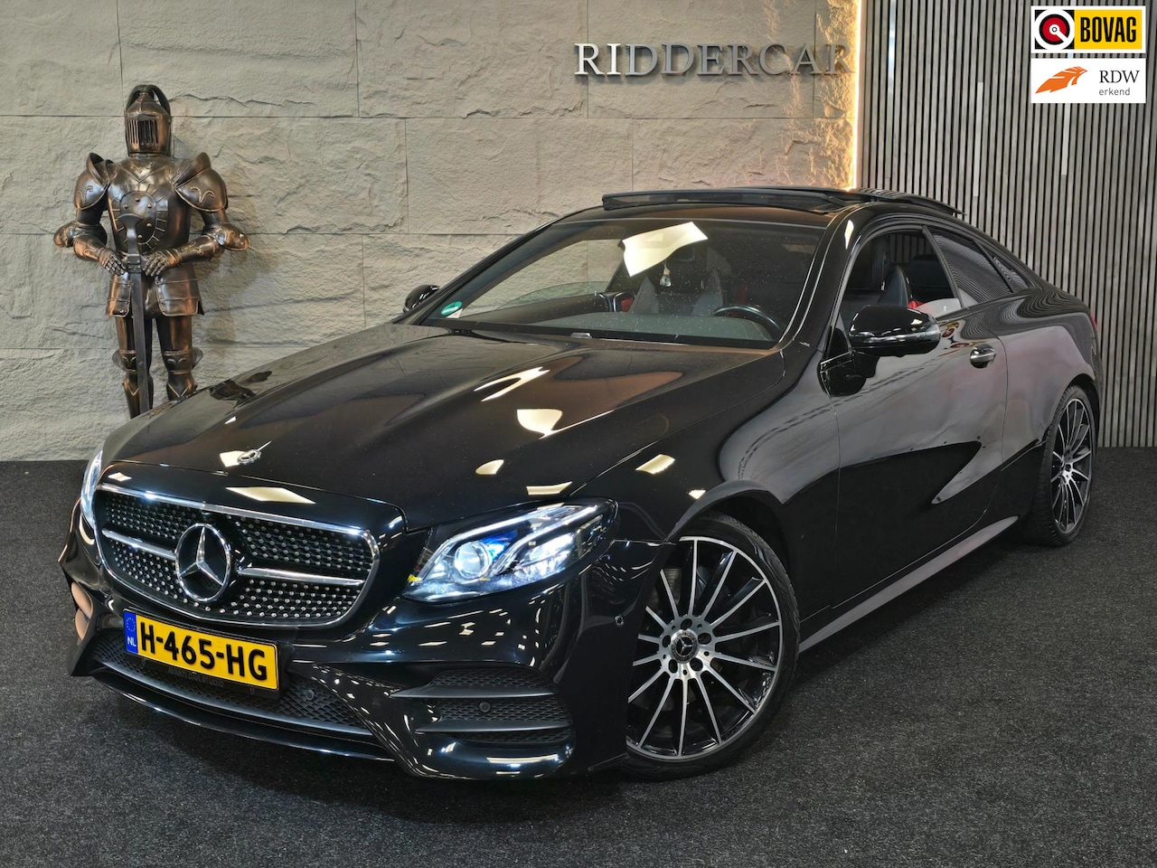 Mercedes-Benz E-klasse Coupé - 300 Premium Plus AMG|GARANTIE|PANO|360 CAM-SENS|ELEK STOELEN|ACHTERKLEP - AutoWereld.nl