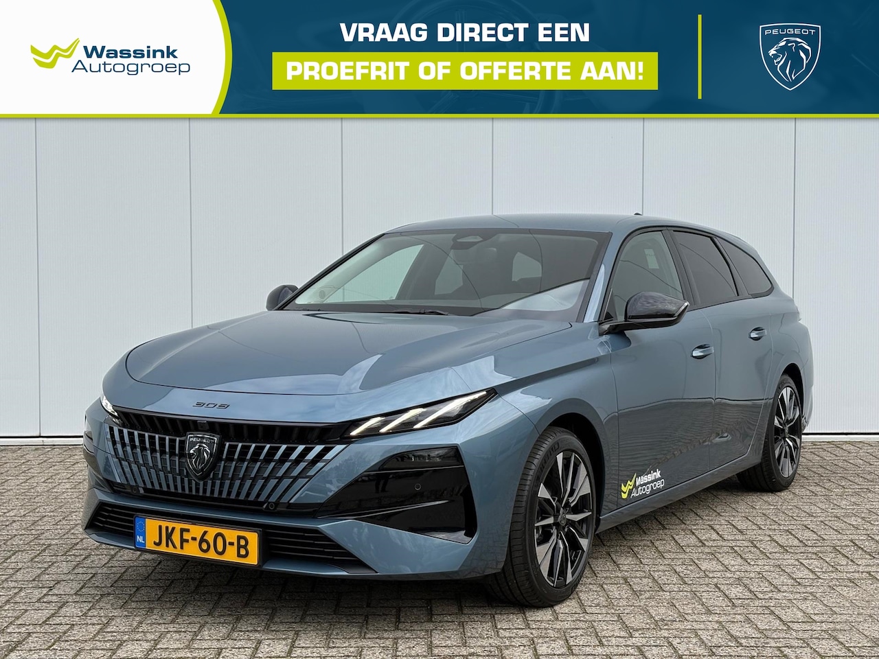 Peugeot 308 SW - Hybrid 145pk e-DCS6 Allure | 360 Vision | Adaptive Cruise | Carplay | Navigatie | Keyless - AutoWereld.nl