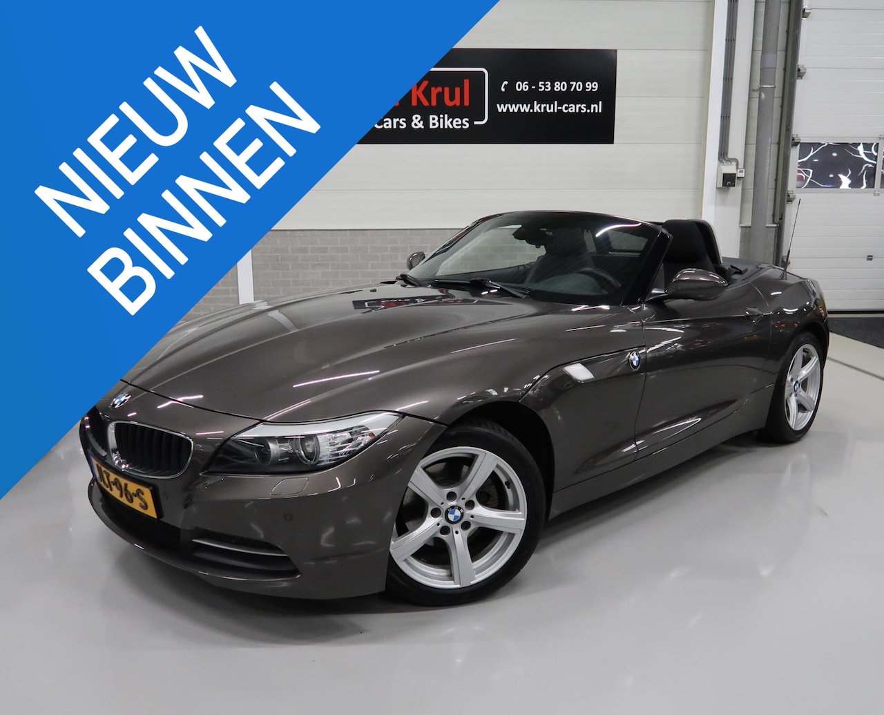 BMW Z4 Roadster - sDrive23i Automaat 1e Eig. 6-Cilinder Airco-cc Stof Stoelverwarming Havannabruin met. Nett - AutoWereld.nl