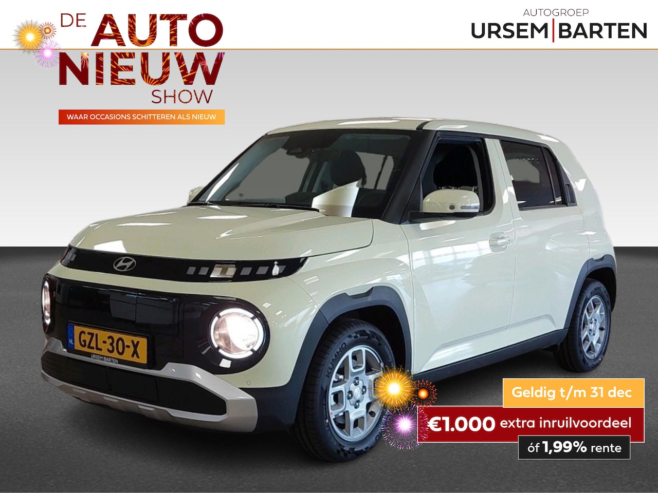 Hyundai Inster - Pulse 49 kWh | Navigatie | Achteruitrijcamera | Carplay/Androidauto | 370km WLTP | - AutoWereld.nl