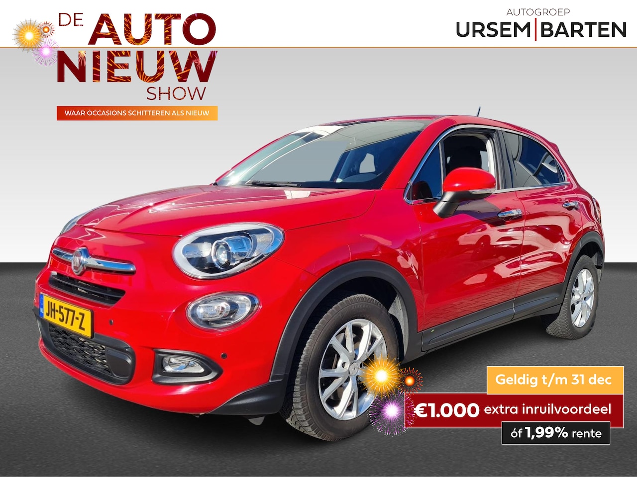 Fiat 500 X - 1.4 Turbo MultiAir Lounge 1.4 Turbo MultiAir Lounge - AutoWereld.nl